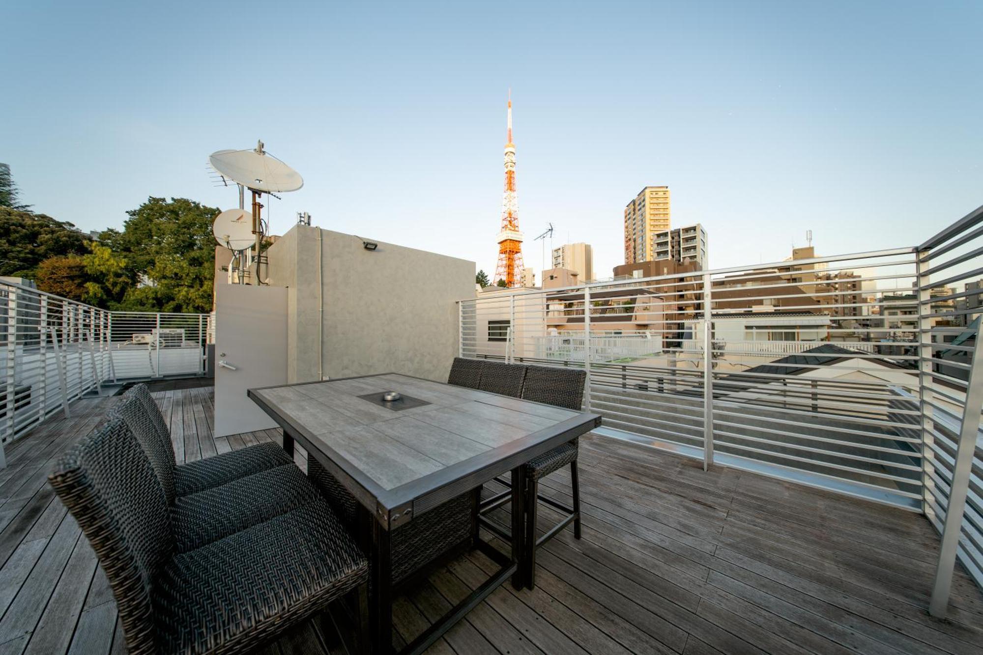 Azabu Modern House The Tokyo Tower Can Be Seen From The Villa 500M2 エクステリア 写真